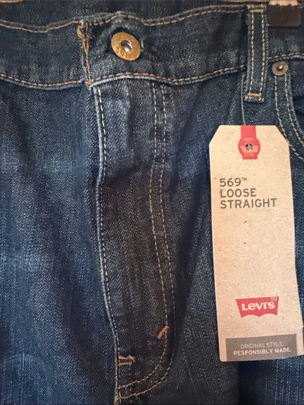 Levi's Men's Indigo Straight Leg Jeans